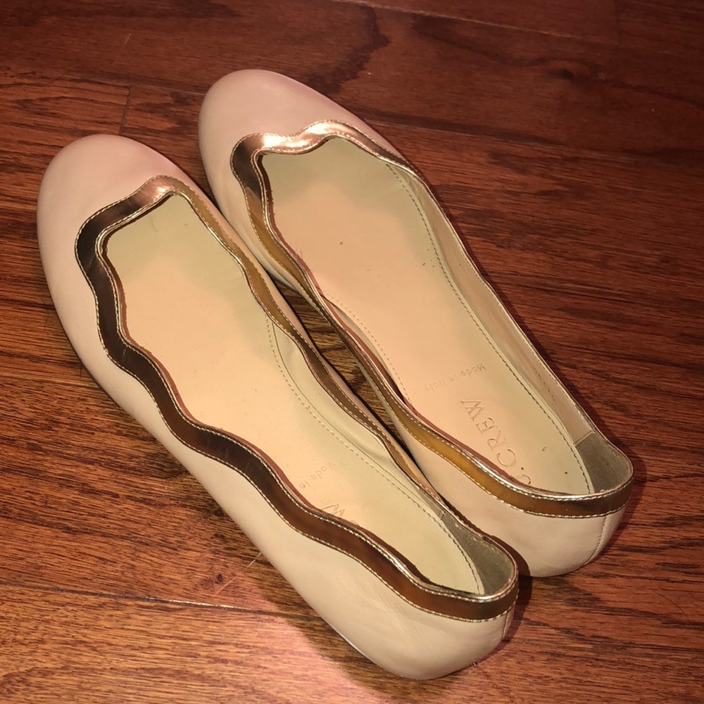 Size 6.5 J. Crew scalloped ballet flats - Picture 3 of 4